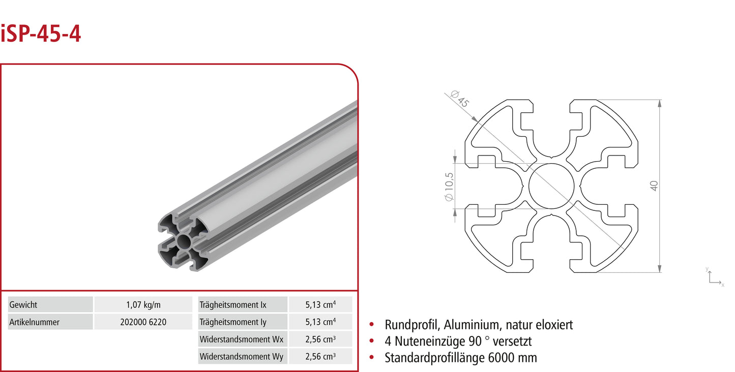 Stand profile iSP-45-4