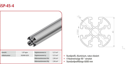 Stand profile iSP-45-4