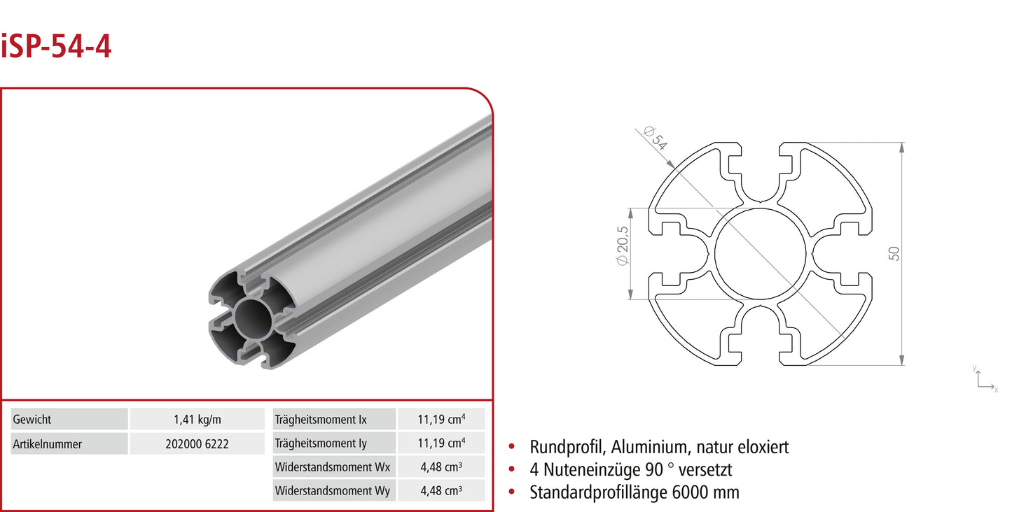 Stand profile iSP-54-4